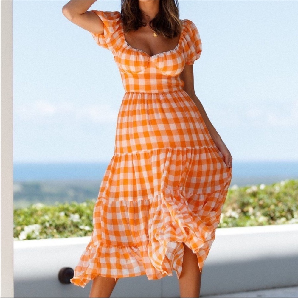 Hello Molly Finding Trouble Midi Dress